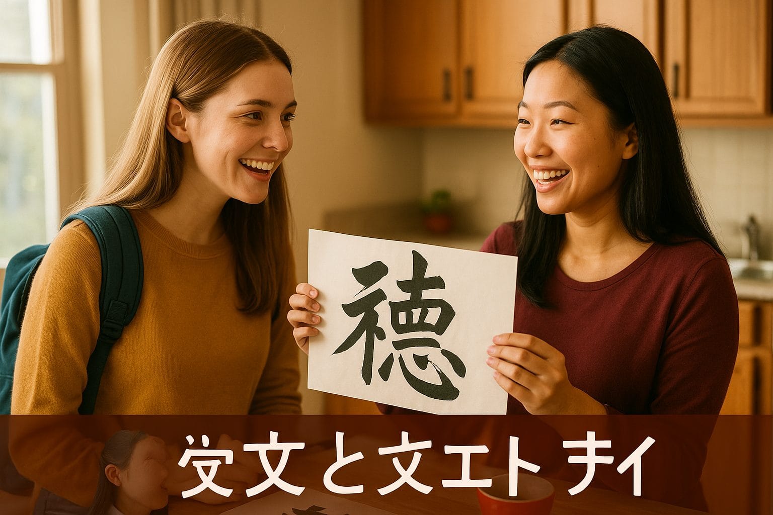 文化交流の瞬間