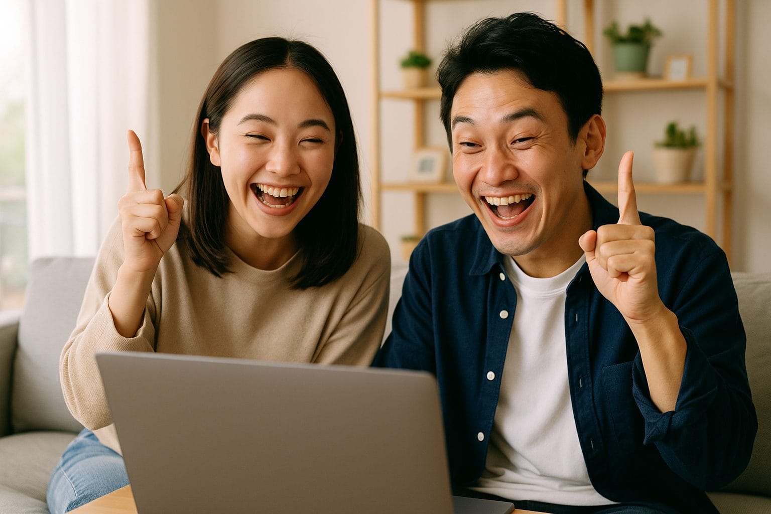 楽しい発見の瞬間