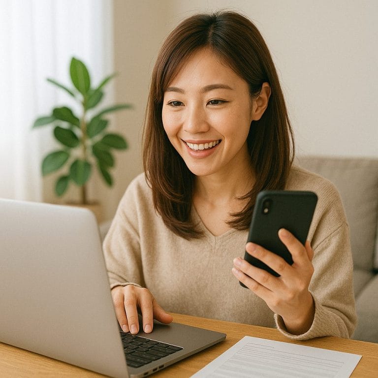 リラックスした作業空間