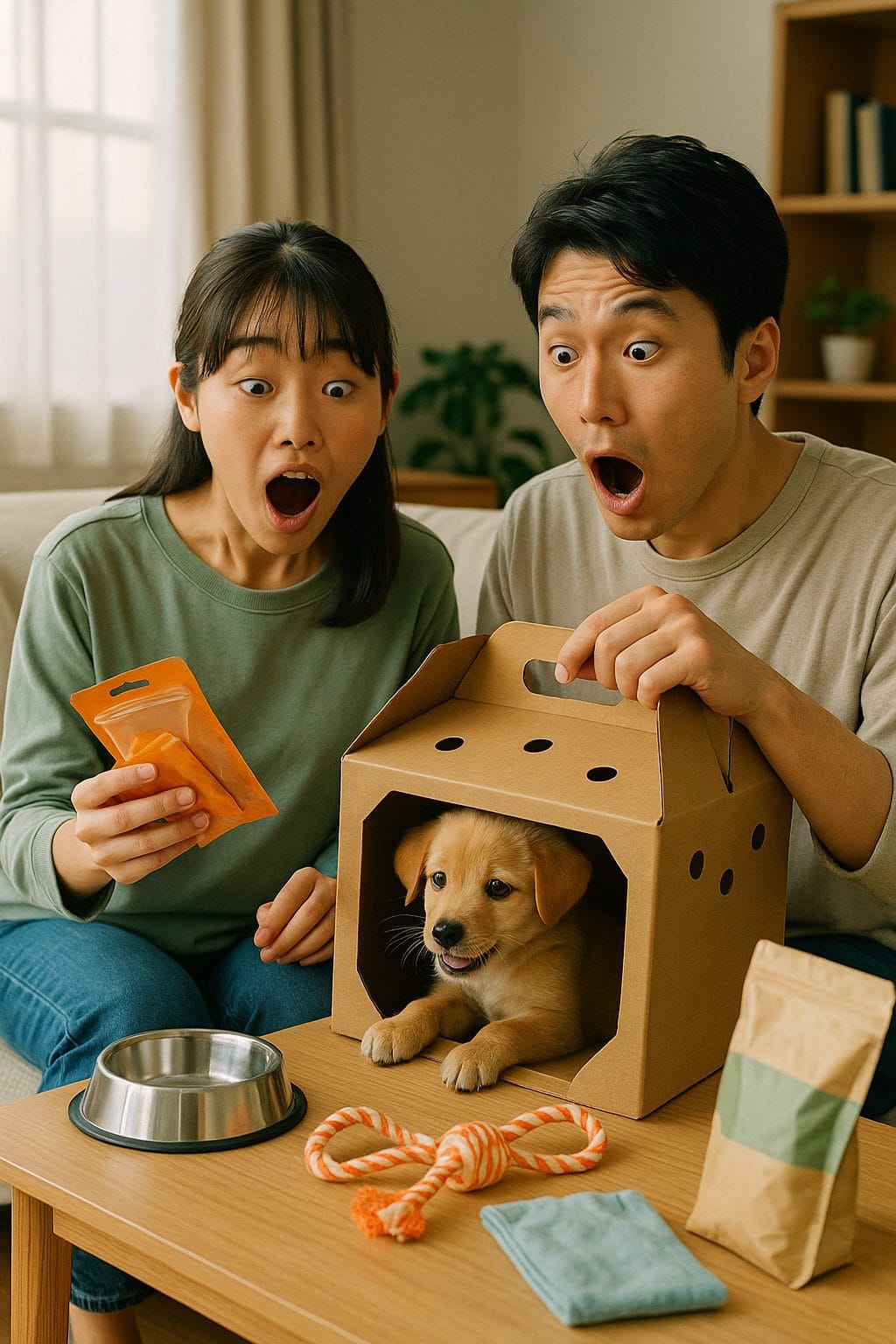 新しい家族の到着