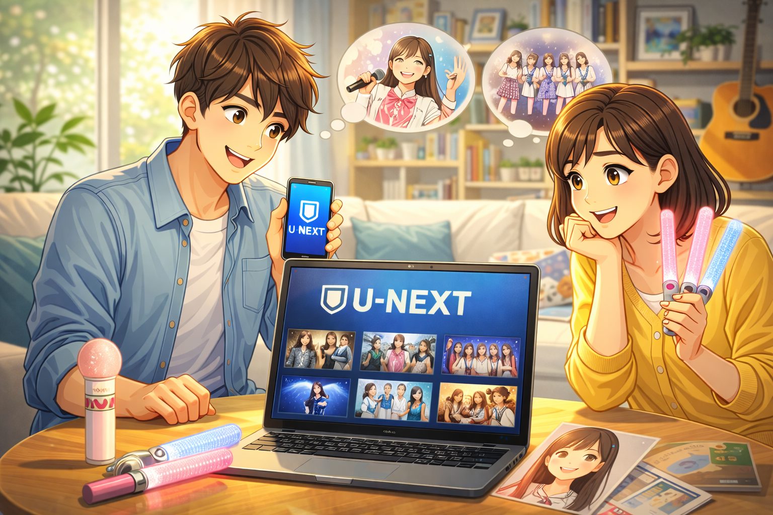 家族でプロフィールを分けて、支出と視聴履歴を整理するイメージ